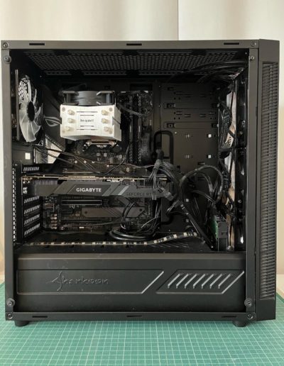 PC avant upgrade et cable management.