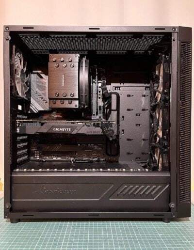 PC après upgrade et cable management.