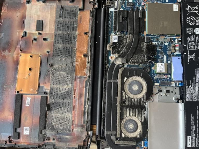 Nettoyage de composants ordinateur fixe et portable.