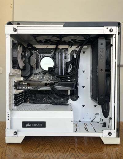 PC propre après nettoyage et cable management.